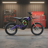 Moto électrique tout-terrain Hot Surron Light Bee pour une vitesse maximale de 80 km/h, batterie au lithium ternaire haute performance 72V/35Ah