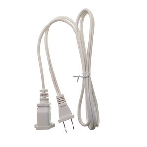 화이트 미국 두 플러그 연장 케이블 SPT-2 이중 병렬 2 * 18AWG 미국 여성 소켓 전원 코드 사용자 정의 - Product Image 6