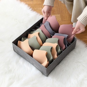Tiroir organisateur pliable en <span class=keywords><strong>tissu</strong></span> pour placard maison armoire diviseur boîte de rangement pour chaussettes sous-vêtements-pour l'organisation de vêtements - Product Image 3