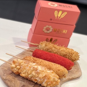 Toptan özel baskı biyobozunur kore aperatif mısır köpek ambalaj kutusu hot <span class=keywords><strong>dog</strong></span> gıda kağıt tepsisi kutusu - Product Image 1