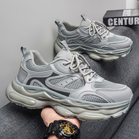 M8326 Nouvelle conception, chaussures de sport décontractées à lacets, semelle extérieure en caoutchouc durable, chaussures de course de haute qualité, baskets de jogging pour hommes