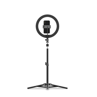 Anneau Lumineux LED pour Selfie avec Support de Téléphone Réglable, Trépied pour TikTok, Diffusion en Direct, Studio Vidéo, Lampe Portable pour Maquilleurs
