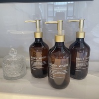 Bouteilles PET transparentes 100ml 150ml 200ml 300ml 500ml avec pulvérisateur à pompe, impression sérigraphique, couleur personnalisée, pour savon liquide, shampoing, produits capillaires