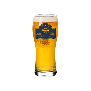 Vaso de Cerveza Estilo <span class=keywords><strong>Pub</strong></span> Británico, Vasos para Beber Cerveza, Vasos de Cerveza Irlandeses de 16 oz - Juego de 6 con Logotipo Impreso, Logotipo Personalizado - Product Image 2