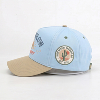 Gorras de Béisbol Personalizadas - Alta Calidad, Color Vintage, Logotipo Bordado Personalizado, 100% Algodón, Ajuste Ajustable, Diseño Multipanel, Cómodas