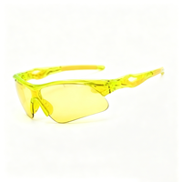 Lunettes de soleil de cyclisme GL9302 pour hommes et femmes, lunettes de sport UV400, lunettes PC pour VTT, verres miroir jaunes transparents