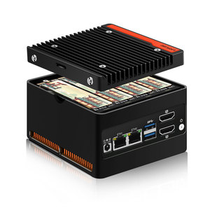 <span class=keywords><strong>Mini</strong></span> PC CWWK Pocket NAS X86 P6 N150 4 baies 2 x I226-V 2.5GbE LAN Micro Serveur DDR5 RAM 4 x M.2 NVMe Petit Ordinateur de Bureau - Product Image 1