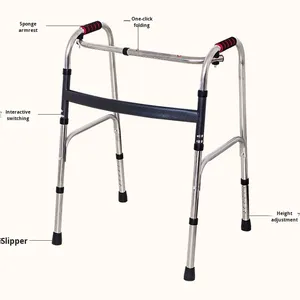 <span class=keywords><strong>Deambulatore</strong></span> per Anziani Leggero e Stabile Ausilio per la Deambulazione Riabilitazione per Persone Disabili Ausili per la Mobilità Assistenza alla Camminata - Product Image 2