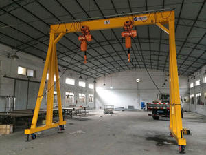Pabrik derek Mini Gantry 1-10ton 45 Ton kapasitas Memuat kerekan listrik mekanisme angkat penggunaan Baru Industri Konstruksi - Product Image 2