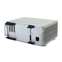Boîtier de contrôle industriel 4U pour rack, en aluminium anodisé, avec joints CEM, pour applications d'acquisition de données et de télécommunications, personnalisable OEM