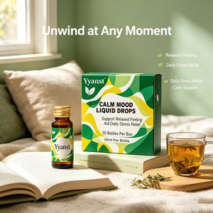 Liquide Oral Premium Calm Mood 60ml, 30 Bouteilles – Compléments Santé pour Soulagement du Stress et Bien-être Adulte – Fourniture en Gros OEM - Product Image 6