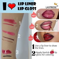 En gros, Ensemble de maquillage végan DIY personnalisé avec gloss et crayon à lèvres à nœud rose doré, mignon, pour marque privée