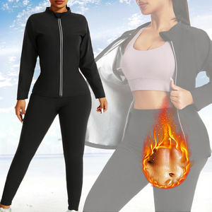 <span class=keywords><strong>2025</strong></span> Phụ Nữ Của 2-Trong-1 Tắm Hơi Phù Hợp Với Cơ Thể Shaper Giảm Béo Shapewear Tank Tops Nhà Sử Dụng Mồ Hôi Áo Khoác Và Quần Bán Buôn - Product Image 3