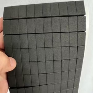 Almohadilla de Espuma EVA Rectangular Negra, Adhesiva por un Lado, Antideslizante, Aislante, Resistente al Desgaste, de Doble Cara - Product Image 2