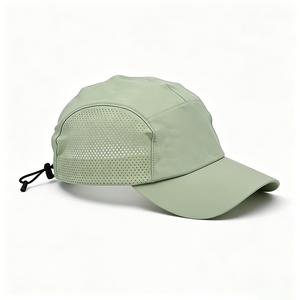 Lightweight Breathable 5-Panel Canvas Running Cap Summer Outdoor Sports <b>Hat</b> for Hiking Golf & Travel Casual Use - Product Image 4
