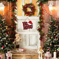 Décoration d'intérieur : Panneaux artisanaux de Noël en bois à suspendre, texte personnalisé, faits à la main, réutilisables, pour accrocher au mur