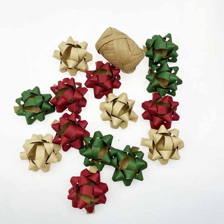 Mini Self-Adhesive PVC Gift Wrap Paper Ribbon Bow Small Size