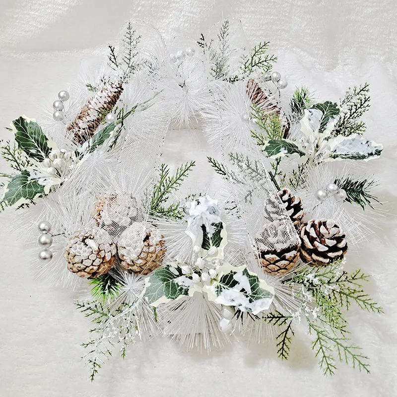 Wholesale Door Wreaths For All Seasons Christmas Easter Pinecone White Wreath Decoration