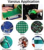 Rubans en film polyester PET résistants à la chaleur, ruban adhésif en silicone PET vert, ruban de masquage haute température en polyester pour PCB