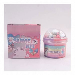 Pots de slime créatif fait main, colorés, lisses et moelleux, pack de pâte à modeler DIY pour le divertissement et le soulagement du stress des enfants - Product Image 2