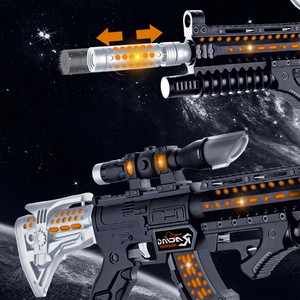 Promotion Pistolet Jouet en Plastique Électrique à Piles avec Lumière et Son pour Garçons - Product Image 4