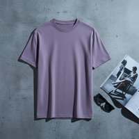 T-shirt unisexe en coton Pima 210g de qualité supérieure, coupe ajustée, col rond, vente en gros, modèle unique pour homme, fabriqué par MAQVOB Factory EU US.