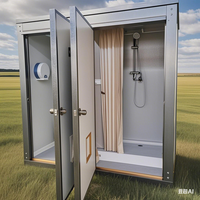 Préfabriqué Chine Extérieur Mobile Camping Public Salle de Douche Wc Toilettes Prix de Luxe Salle de Bains Portable Toilettes pour Événements