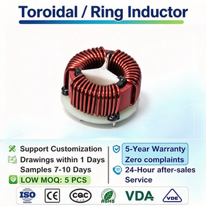 Bobine d'inductance toroïdale en gros d'usine, bobine de refoulement à noyau annulaire en fil de cuivre enroulé de 27 mm à 80 mm pour équipement médical, <span class=keywords><strong>prix</strong></span> compétitif - Product Image 1