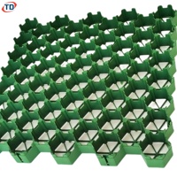 Pavé de parking HDPE nid d'abeille gravier grille d'herbe pour allée jardin route herbe gravier pour jardin