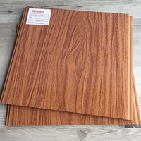 Plafond en PVC brillant, résistant à l'humidité, décoratif pour l'intérieur, facile à installer, en bois