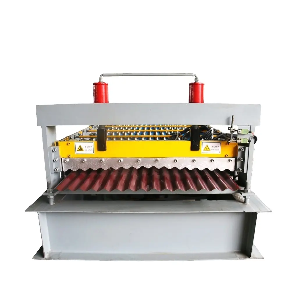 corrugated roof sheet producing making machine