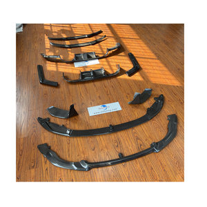 Pare-chocs de voiture CS en fibre de carbone véritable, séparateur de lèvre avant, spoiler, diffuseur arrière pour <span class=keywords><strong>BMW</strong></span> F80 F82 F83 M3 M4 - Product Image 1