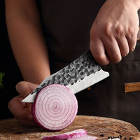 Couteau à désosser fait à la main forgé en acier inoxydable serbe cuisine couperet Chef couteaux de boucher outils de couteau d'abattage en plein air