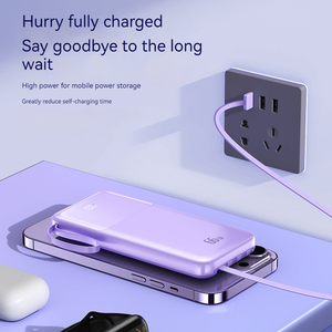 Chargeur portable OEM/ODM <span class=keywords><strong>C</strong></span>âble de charge intégré 22.5W Charge rapide Logo personnalisé <span class=keywords><strong>10000</strong></span> mah batterie externe type <span class=keywords><strong>c</strong></span> - Product Image 4