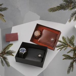 <b>Men's</b> Elegant Business <b>Wallet</b> and Exquisite Watch <b>for</b> <b>Men</b> Business Corporate Novelty Gifts Set Items - Product Image 3