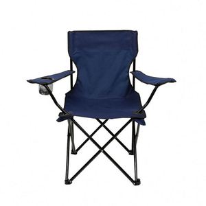 China Manufacturer Custom Logo Oxford Material Steel Frame Camping Chair with Carry Bag <b>Folding</b> Chair for Hiking - Product Image 1