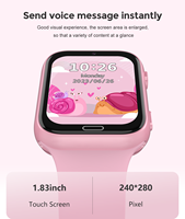 Montre connectée pour enfants Yuniq, fonction d'appel, étanche IP65, carte SIM, cadeau pour enfants, suivi LBS 4G, appel vidéo, LT34
