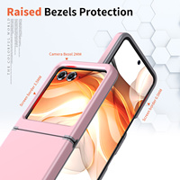 Funda Protectora de Doble Capa de TPU y PC con Acabado Mate para Motorola Razr 70 Razr 2026, con Protección de Bisagra