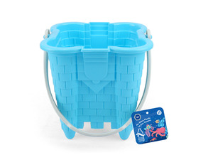 Seau <span class=keywords><strong>de</strong></span> plage en plastique coloré pour enfants, idéal pour jouer dans le <span class=keywords><strong>sable</strong></span>, avec poignée durable, léger, <span class=keywords><strong>jouet</strong></span> pour construire des châteaux <span class=keywords><strong>de</strong></span> <span class=keywords><strong>sable</strong></span> - Product Image 1
