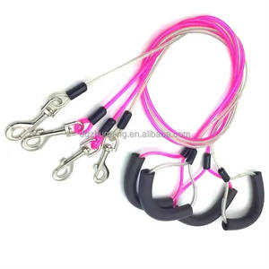 20FT調整可能なタイアウト犬用ワイヤーロープストラップストラップ屋外用コート & キャンプ用耐久性のあるその他のストラップ製品 - Product Image 3