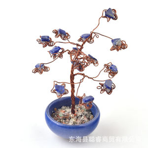 Adorno de Árbol de Dinero de Cristal Hecho a Mano, Tazón Pequeño Decorativo, Decoración para el Hogar, Regalo Artesanal - Product Image 4
