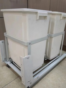 High Capacity Large Body Hidden Damping Rail Eco-Friendly <b>Plastic</b> <b>Kitchen</b> Trash Can for Bedroom Hotel Use Cabinet Classified - Product Image 6