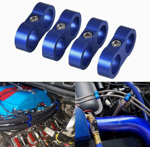 Séparateur de tuyau bleu AN10 en aluminium usiné, double raccord pour ligne de carburant, huile, eau, remplacement de tuyau tressé - Product Image 3