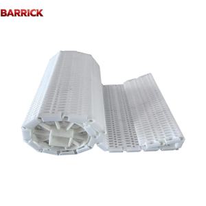 Barrick <span class=keywords><strong>400</strong></span> vierkante grid transportband, modulaire kunststof transportband, vlakke mesh PP transportband voor vleesverwerking - Product Image 1