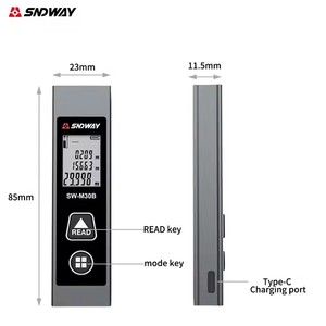 Herramienta de Medición de Distancia Láser Sndway con Detección de Ángulos para Mapeo Espacial 3D SW-M30B - Product Image 2