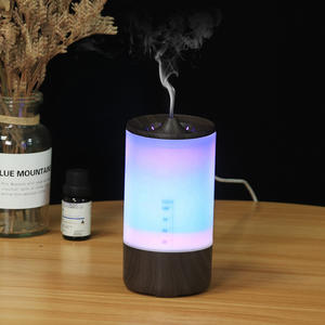 Diffuseur d'arômes JCSY-V70A 0,5L, alimenté par USB, design imitation bois, veilleuse colorée pour la maison, le bureau et la voiture - Product Image 3