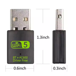 <span class=keywords><strong>USB</strong></span> 3,0 600Mbps Adaptador <span class=keywords><strong>WiFi</strong></span> inalámbrico 5,8 GHz y 2,4 GHz Dongle <span class=keywords><strong>WiFi</strong></span> gratuito para computadora portátil y PC Interfaz interna usada - Product Image 2
