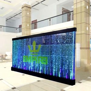 Contemporary Design Acrylic Sea Life Theme Interior Hotel Lobby Wall Decor Water Wall <b>Room</b> <b>Dividers</b> Panel Color Changing LED - Product Image 1