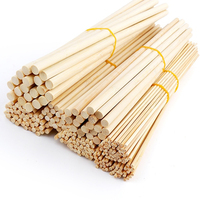 Matériel de construction manuelle pour enfants, bâton en bois de bambou rond bâton en bois mince bâton en bambou bricolage