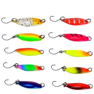 Leurre de <span class=keywords><strong>pêche</strong></span> métallique double face à hameçon unique, spinner rigide pour la <span class=keywords><strong>pêche</strong></span> en mer, en bateau, pour poissons d'eau salée, brochet, truite, saumon, brochet. - Product Image 3